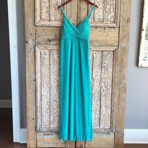 NWOT Green Turquoise Maxi Dress